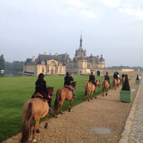 Horse riding on Henson's in Chantilly, France Chantilly France, Horse Trails, Horse Trail, Horseback Riding, Horse Riding, Old Money, Monument Valley, Equestrian, Bucket List