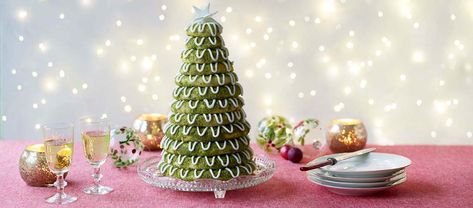 Paul’s Christmas Kransekake | The Great British Bake Off British Christmas Cake, Kransekake Recipe, Great British Bake Off Party, Banoffee Pie Paul Hollywood, Noel Great British Baking Show, The Great British Baking Show, British Baking Show Recipes, Paul Hollywood, British Bake Off