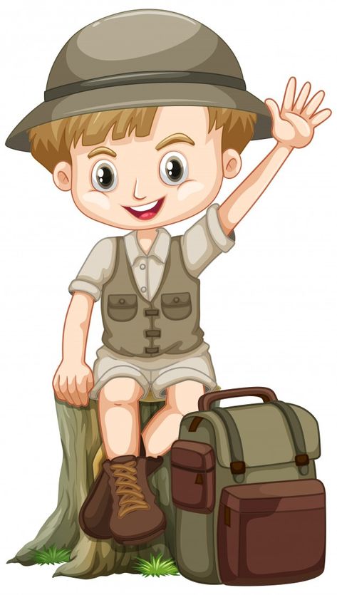 Cute boy in safari outfit on white | Free Vector #Freepik #freevector #people #kids #man #character Safari Outfit, Safari Kids, Safari Outfits, Safari Baby Animals, Avengers Cartoon, Cute Background, Bee Drawing, Birthday Decorations Kids, Baby Boy Room Decor