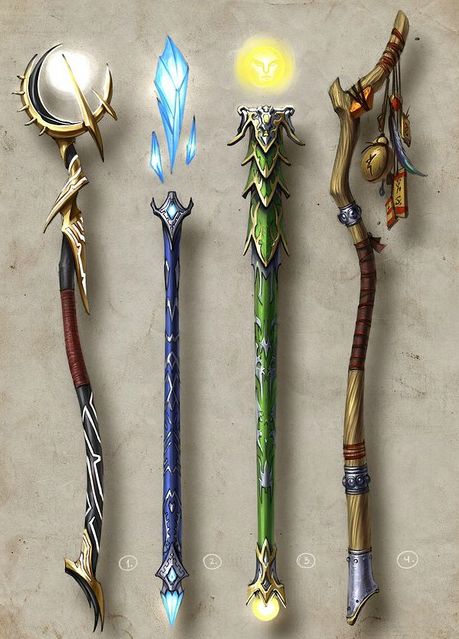 Varinhas para druida,bruxa,mago Elemental Creature, Wizard Staff, الفن الرقمي, Kraf Diy, Prop Design, Arte Fantasy, 판타지 아트, Fantasy Inspiration, Larp