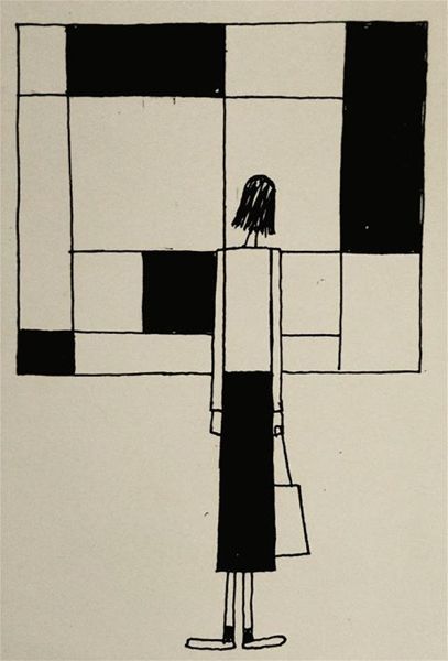 Franco Matticchio Abstract Art Minimalist, Franco Matticchio, Peaceful Art, 심플한 그림, Graphic Drawing, Art Doodles, Vintage Inspired Art, Woman Illustration, Arte Inspo