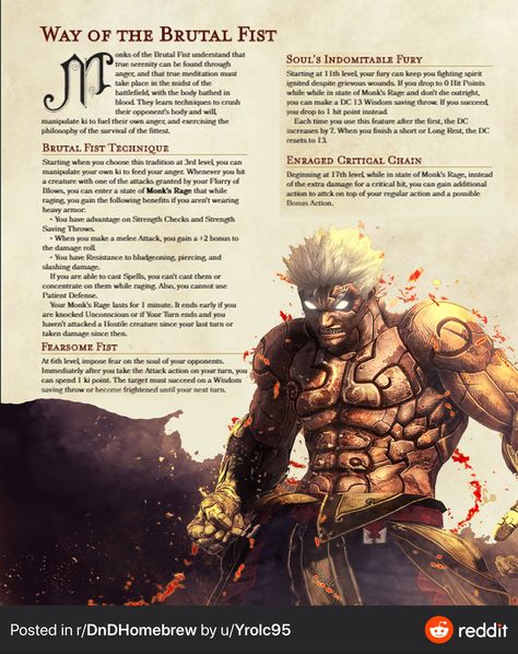 Reborn Dnd, Dnd Monk, Dnd Subclasses, 5e Races, Homebrew Classes, Barbarian Dnd, Monk Dnd, Dungeons And Dragons Rules, Dungeons And Dragons Races