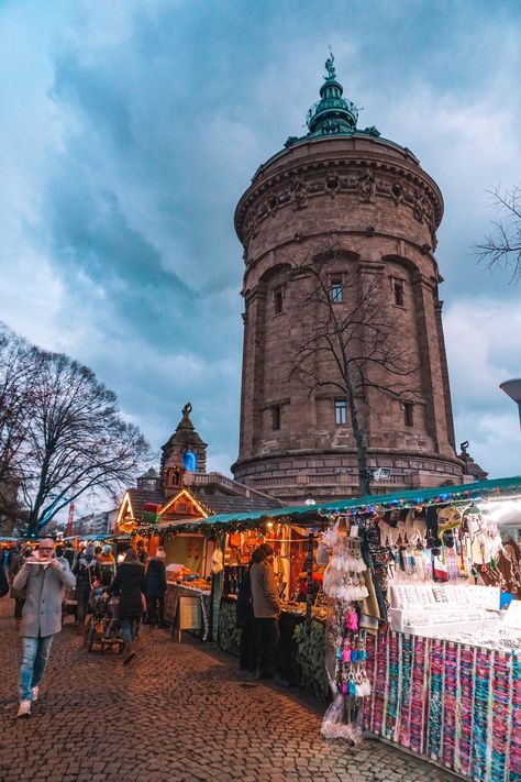 What to Do, See & Eat at the Mannheim Christmas Market [2024] | Tall Girl Big World Berlin Christmas Market, Viking Christmas, Christmas Markets Germany, Mannheim Germany, German Christmas Markets, Best Christmas Markets, Traditional Market, Grid Layouts, 20 Century