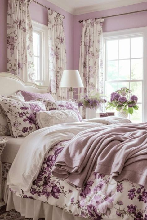 Lavender Boho Bedroom, Lavender Bedroom Ideas, Lavender Bedroom Decor, Bedroom Lavender, Lilac Bedroom, Lavender Bedroom, Lavender Room, Bedroom Purple, Pink Bedroom Ideas