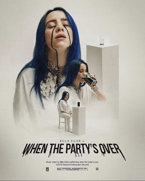 Billie Poster, Music Video Poster, Billie Eilish Poster, Video Poster, Music Poster Design, Poster Room, Billie Eillish, Music Posters, New Poster