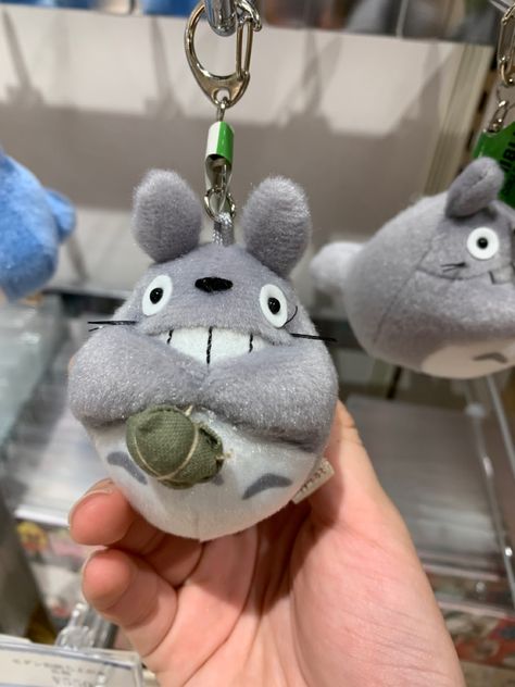 Studio Ghibli Keychain, Ghibli Keychain, Totoro Keychain, Totoro Plush, Plush Keychain, Cute Keychain, Lovely Things, Studio Ghibli, Random Stuff