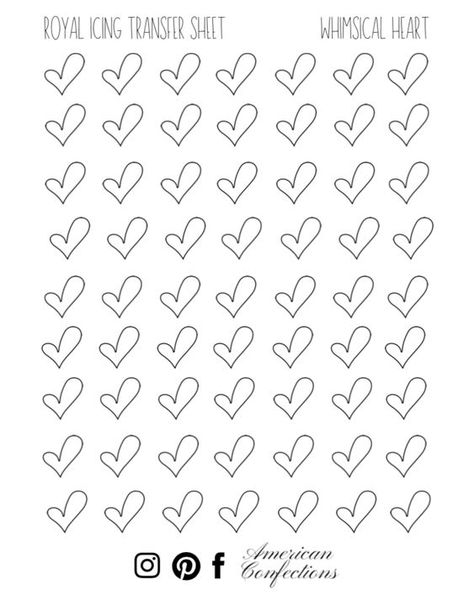 Merengue Cookies, Royal Icing Templates, Sugar Decorations, Icing Transfers, Saving Money Chart, Cookie Decorations, Royal Icing Transfers, Sugar Cookie Royal Icing, Whimsical Heart