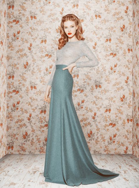 Ellie Saab, Mode Tips, Ulyana Sergeenko, Chique Outfits, Look Retro, Naeem Khan, Zac Posen, Moda Vintage, Cotton Blouse