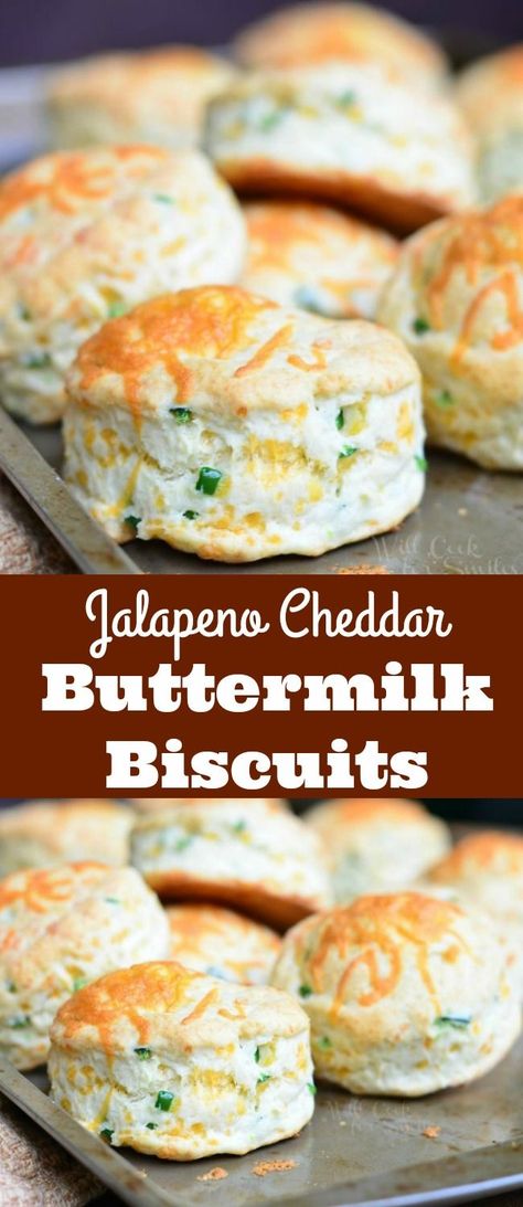 Jalapeno Biscuit Recipe, Things To Make With Jalapenos, What To Make With Jalapeno Peppers, Jalapeño Cheddar Biscuits, Jalapeño Pepper Recipes, Jalapeno Bread Recipes, Easy Cheddar Biscuit Recipe, Cheddar Jalapeno Biscuits, Jalapeño Biscuits