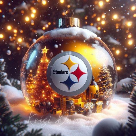 Pittsburgh Steelers Christmas Wallpaper, Steelers Christmas, Steelers Crafts, Pittsburgh Steelers Crafts, Steelers Pics, Steelers Logo, Pittsburgh Steelers Logo, Go Steelers, Pittsburg Steelers