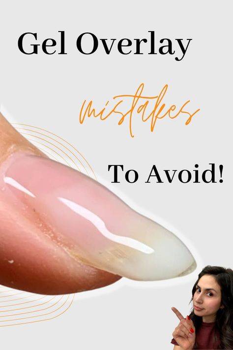 gel overlay, gel nail overlay, how to gel overlay Gel Layover Nails, Gel Over Acrylic Nails, Bonding Gel Nails, Diy Overlay Nails, Rubber Based Gel Nails, Gel X Fill In, Gel X Overlay, Over Lay Nails Gel Overlay, Poly Gel Overlay