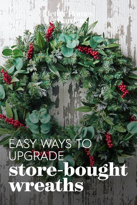 Christmas Greenery Wreath Ideas, 48 Inch Christmas Wreath, Fresh Greenery Wreaths, Wreaths Without Bows, Christmas Pine Wreath Ideas, Christmas Wreath With Trees, Christmas Green Wreaths, Artificial Evergreen Christmas Wreaths, Bough Wreath Diy