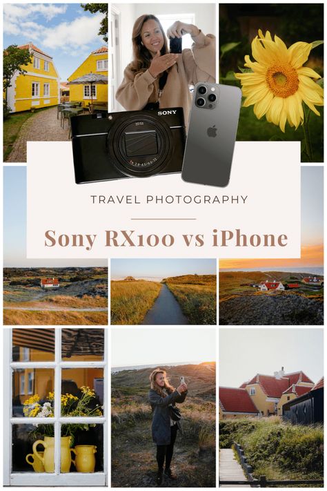 Travel Photography: Sony RX100 Mark 7 VS iPhone Sony Rx100 Vii, Iphone Photo Editor, Sony Rx100, Travel Camera, New Camera, Point And Shoot Camera, Compact Camera, My Iphone, Iphone Photos