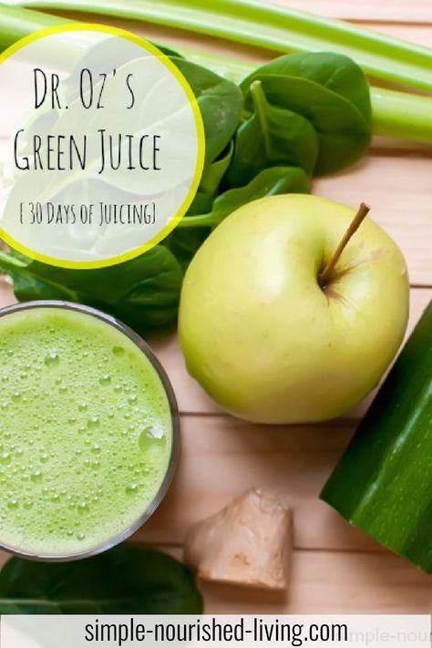 WW Recipes: Dr Oz's Green Drink Juice, an easy, healthy, tasty way to start the day, 110 calories, 6 WW SmartPoints, Juicing for weight loss and health Best Green Juice, Best Green Juice Recipe, No Cook Recipes, Drink Juice, Green Drink, Fresh Squeezed Juice, Fruit Orange, Baking Soda Beauty Uses, Green Juice Recipes