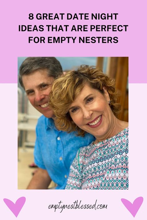 Check out these 8 great date night ideas for empty nesters! Strengthen your relationship with these unique & creative dates. Empty Nesters Ideas, Family Night Activities, Great Date Ideas, Surprise Date, Valentines Date Ideas, Mystery Date, At Home Date, Creative Dates, Empty Nesters