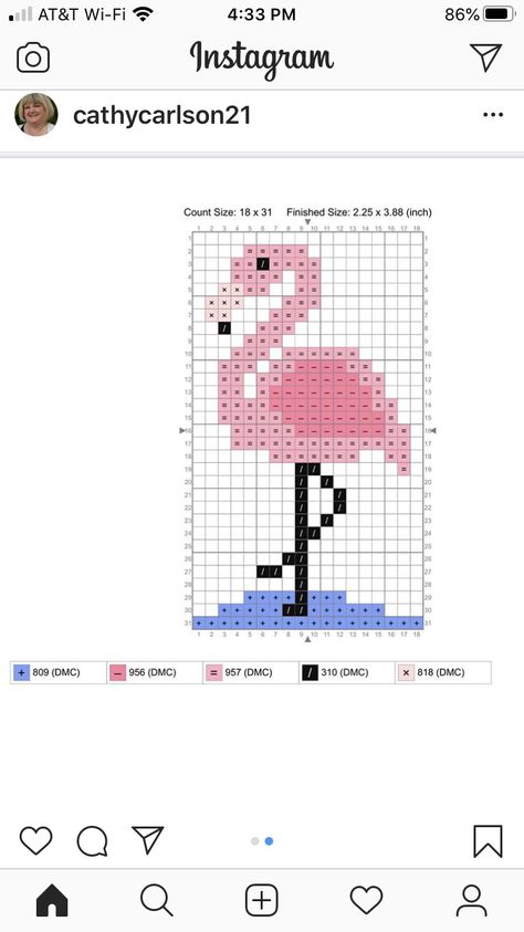 Cross Stitch Patterns Flamingo, Small Flamingo Cross Stitch, Flamingo Cross Stitch Pattern Free, Cross Stitch Flamingo, Flamingo Cross Stitch, Flamingo Craft, Crochet Wall Art, Cross Stitch Tutorial, Animal Cross Stitch Patterns