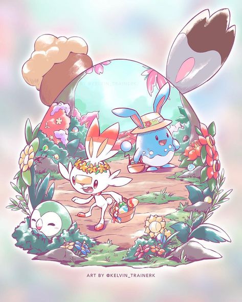 Flower Pokemon, Pokemon Eggs, Pokemon Easter, Pokemon Red Blue, Easter Wallpaper, Pokemon Red, Cute Pokemon Pictures, Animal Jam, Play A Game