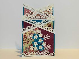 Beccy's Place: Tutorial: Cascade Card - 2 piece Cascading Cards, Cascade Cards, Cascading Card, Tarjetas Pop Up, Step Card, Folding Cards, Step Cards, Card Folds, Shaped Cards