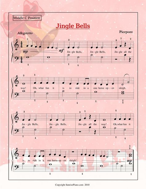 Christmas Piano Sheet Music, Popular Piano Sheet Music, Learn Piano Chords, Piano Songs Sheet Music, Free Piano Lessons, Piano Music Easy, Beginner Piano Music, Piano Chords Chart, Reading Sheet Music