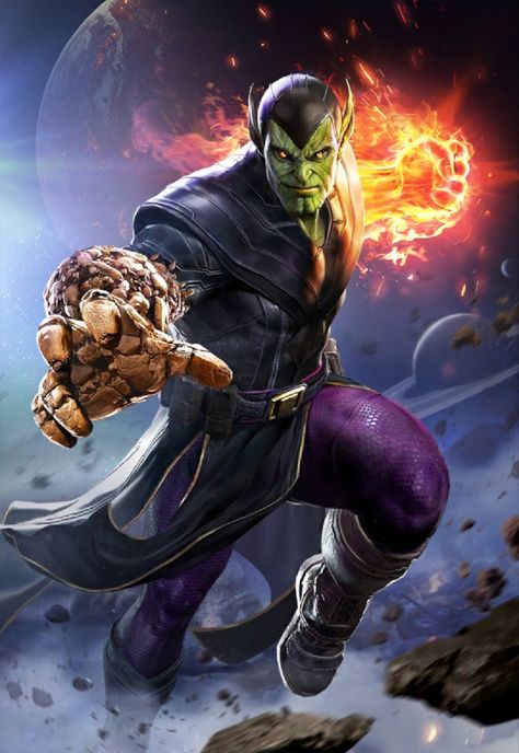 Earth Trn840, Super Skrull Marvel, Skrulls Marvel Fanart, Super Skrull Marvel Art, Skrulls Marvel, Marvel Knull, Marvel Supervillains, Super Skrull, Fantastic Four Marvel