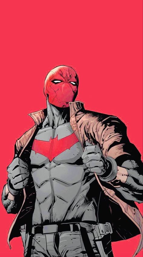 #DC #DCComics #batman #batmanfamily #redhood Red Hood Wallpaper, Red Hood Dc, Red Hood Comic, Hood Wallpapers, Bd Art, Red Hood Jason Todd, Dc Comics Wallpaper, Red Mask, Univers Dc