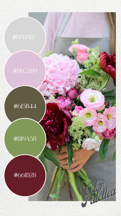 Florist Colour Palette, Flower Color Combinations, Valentines Color Palette, Floral Color Palette, Ideas Bedroom Decoration, Bedroom Ceiling Lights, Bedroom Decoration Ideas, Website Color Palette, Modern Style Bedroom