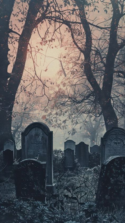 Graveyard Wallpaper Iphone, Graveyard Wallpaper Aesthetic, Old Headstones, Grave Digging Aesthetic, Old Graveyard Aesthetic, Cemetary Aesthetic Night, Aesthetic Gravestone, Gravestone Painting, Gothic Halloween Aesthetic