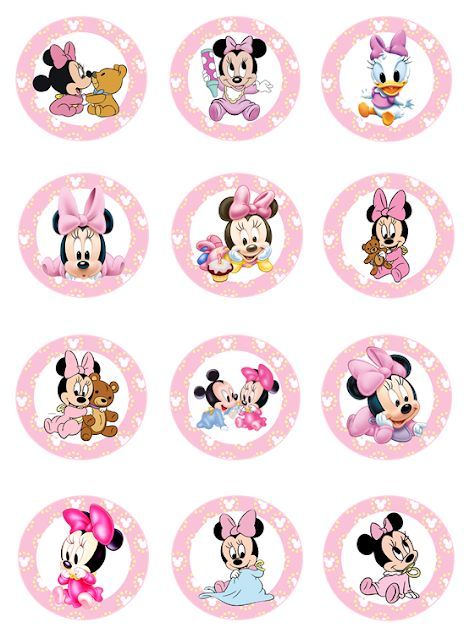 Kits imprimibles gratis : Topper Minnie Mouse bebe Baby Shower Minnie Mouse Bebe, Minnie Mouse Cupcake Toppers, Mini Bebe, Minnie Mouse Stickers, Minnie Mouse Cartoons, Minnie Mouse Drawing, Minnie Mouse Birthday Invitations, Minnie Mouse Cupcakes, Tattoo Wallpaper