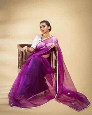 Tejaswi Prakash In Saree, Violet Saree, Lehenga Green, Saree White, Tejaswi Prakash, Tejasswi Prakash, Maroon Saree, Purple Saree, Orange Saree