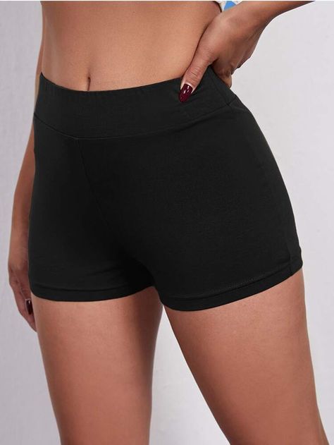 Black Short Leggings, Black Biker Shorts, Cycling Short, Spandex Shorts, Cycling Shorts, Sporty Outfits, Short Leggings, Bottom Clothes, Biker Shorts