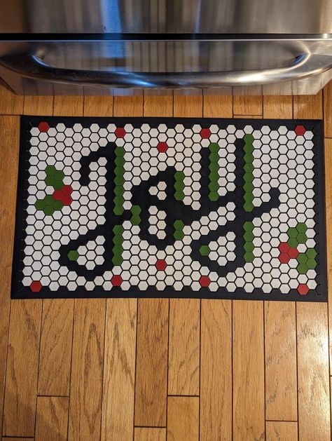 Tilemat Letterfolk Christmas, Letter Folk Tile Mat Christmas, Summer Tile Mat, Tile Mat Christmas, Letterfolk Tile Mat Ideas Christmas, Christmas Tile Mat, Letterfolk Tile Mat Ideas, Tile Mat Ideas, Letterfolk Mat