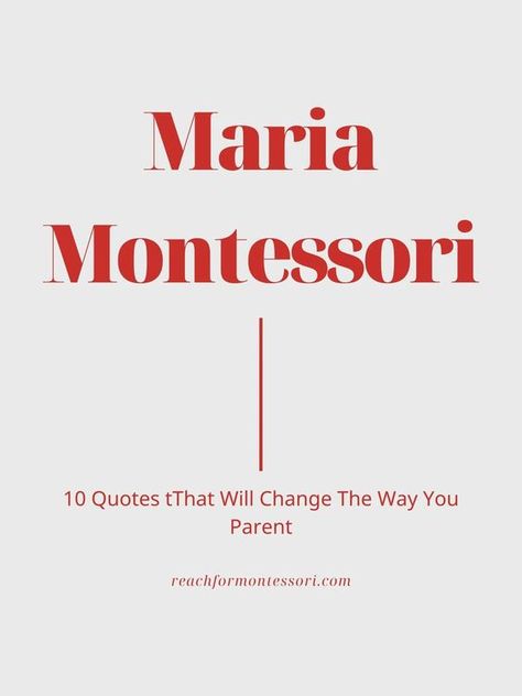 Maria Montessori was a visionary who revolutionized the way children learned in school setting and home setting, alike. Here are 10 Maria Montessori quotes that embody her philosophy. Womb Quotes, Courtesy Quotes, Montessori Training, Montessori Projects, Maria Montessori Quotes, Montessori Theory, Montessori Approach, Montessori Quotes, Montessori Books