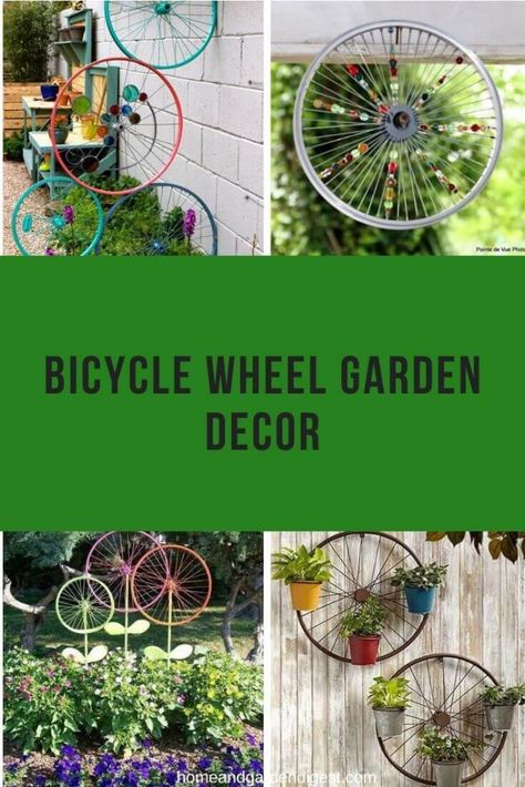 20 DIY Ways to Recycle Bike Rims Ideas For 2020 Upcycle Bike Wheels, Upcycle Bike Parts, Bike Wheels In The Garden, Bike Wheel Wreath Diy, Bicycle Rims Ideas, Bike Rims Ideas, Bicycle Rim Projects, Bicycle Art Diy, Bicycle Wheel Decor