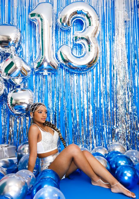 13 Year Photoshoot, 13 Year Birthday Photo Shoot, 13th Photo Shoot Ideas, Birthday Photoshoot Ideas 13, 10 Birthday Photo Shoot Ideas, 13 Photo Shoot Ideas, Blue Birthday Photoshoot, 13th Birthday Photoshoot, 13 Photo Shoot