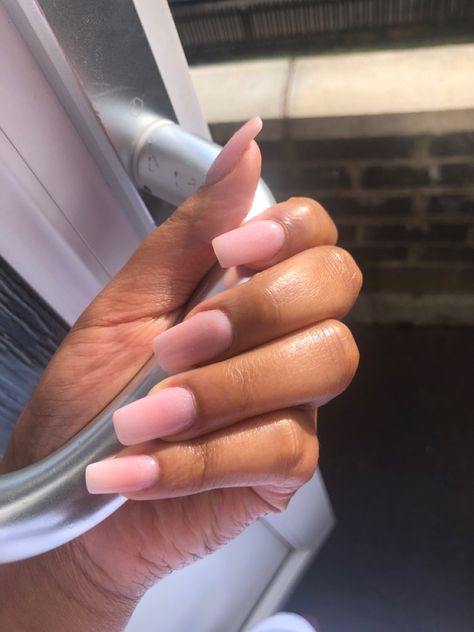 Baby Pink Nails Black Women, Pink Nails On Black Women, Pink Nails Black Women, Light Skin Black Woman, Baby Pink Acrylic Nails, Nails On Black Women, Baby Pink Acrylic, Nails Black Women, Baby Pink Acrylics