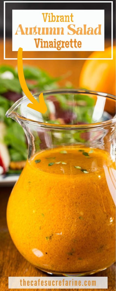 Autumn Salad Dressing, Fall Dinner Parties, Salad Vinaigrette, Fall Salads, Maple Vinaigrette, Cozy Fall Recipes, Salad Dressing Recipes Healthy, Fall Salad, Quick Pasta Recipes