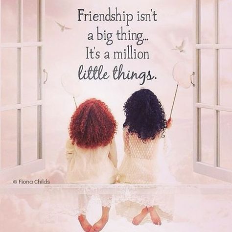 Friendship Isn't A Big Thing, Its A Million Little Things quotes friendship quote friends friend friendship quotes friend quotes Appreciate Friendship Quotes, A Million Little Things, Quotes About Friendship, Candy Card, Mohammad Ali, On Friendship, True Friendship Quotes, Lovely Friends, About Friendship