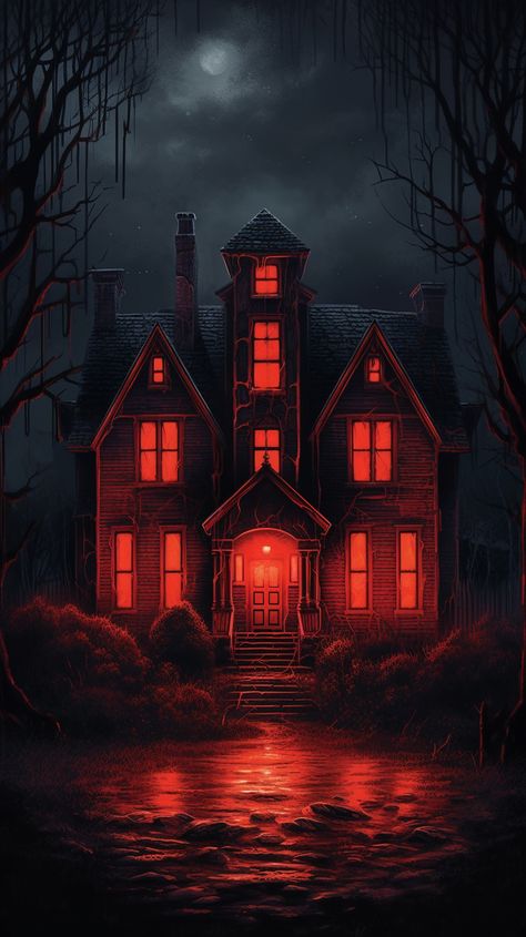 Creepy House Illustration, Horror House Background, Halloween Illustration Wallpaper, The Book Of Life Wallpaper, Scary Backgrounds Aesthetic, Horror House Aesthetic, Wallpaper Laptop Halloween, Wallpaper Ipad Halloween, Halloween Wallpaper Aesthetic Laptop