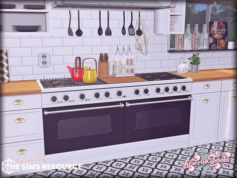 The Sims Resource - Pearlwood 2 Lots Of Shelves, Sims 4 Cc Furniture Living Rooms, Sims 4 Male Clothes, Sims 4 Kitchen, Resource Furniture, Cc Furniture, Sims 4 Clutter, Casas The Sims 4, Architectural House Plans