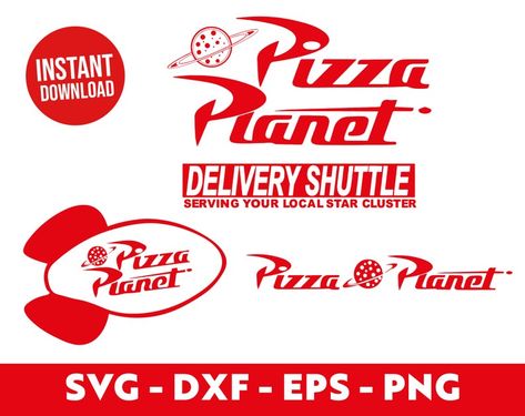 Pizza Planet SVG Bundle Pizza Planet Logo Cut File Instant | Etsy Planet Logo, Pizza Planet, Star Cluster, Teacher Worksheets, Halloween 2020, Vinyl Designs, What You Can Do, Party Printables, Toy Story