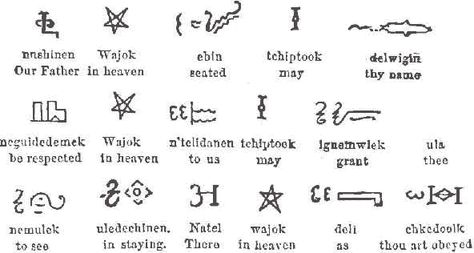 omniglot.com and the Mi'kmaq language - see also: http://www.native-languages.org/mikmaq.htm Mikmaq Symbols, Mikmaq Tattoo, Native American Language, Declaration Of Human Rights, Chinese Lessons, Ancient Languages, Native American Symbols, Native American Quotes, Our Father In Heaven