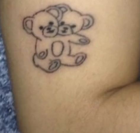 Two Headed Bear Tattoo, Two Headed Teddy Bear Tattoo, Two Headed Tattoo, Two Headed Teddy Bear, Tattoos Bear, Teddy Bear Tattoo, Tattoo 2024, Tattoo Board, Bear Tattoos