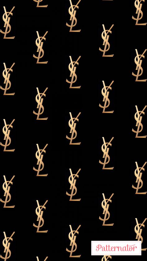 Versace Pattern Wallpaper, Ysl Background, Ysl Wallpaper, Coach Wallpaper, Clothes Design Art, Versace Pattern, Monogram Wallpaper, Louis Vuitton Iphone Wallpaper, Chanel Wallpapers