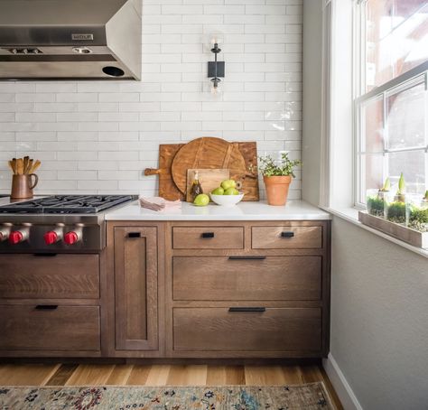 Warm Modern Kitchen, Cabinet Detail, Denver Modern, Inset Cabinets, Kitchen Transitional, Cabinet Detailing, Flat Face, Natural Stone Flooring, Small Kitchens