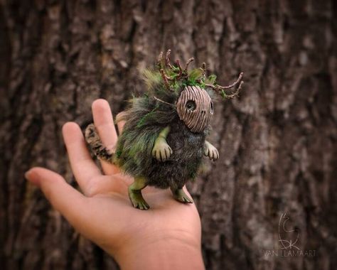 Halloween Creatures, Little Forest, Fantasy Art Dolls, Forest Spirit, Fantasy Forest, Toy Art, 3d Studio, Forest Creatures, Ooak Art Doll