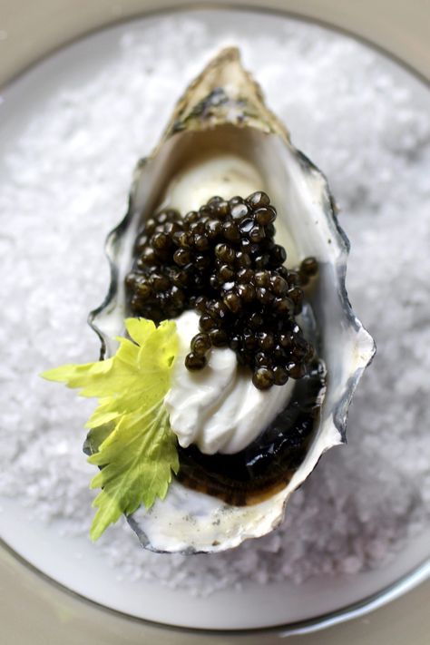 Holiday Entertaining: Oysters and Caviar Caviar Appetizers, Caviar Recipes, Oyster Recipes, Holiday Entertaining, Aesthetic Food, Food Photo, Seafood Recipes, Wine Recipes, Love Food