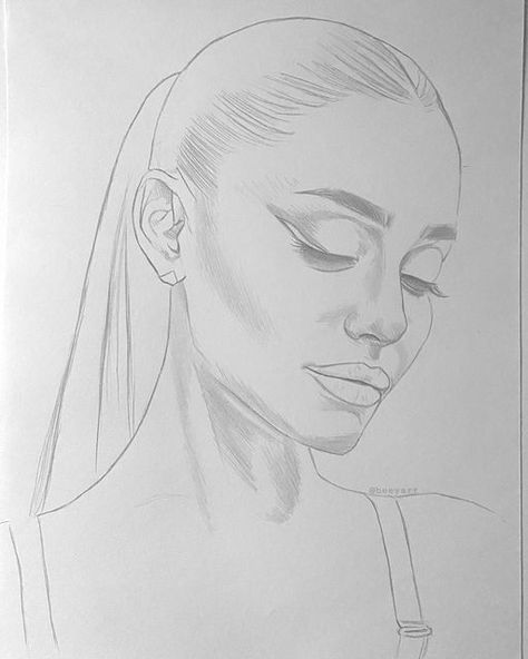 Ariana Drawing, Ariana Sketch, Ariana Grande Art, Ariana Grande Sketch, Ariana Grande Outline Drawing, Ariana Grande Pencil Drawing, Ariana Grande Portrait Drawing, Pencils Art, Ariana Grande Drawings