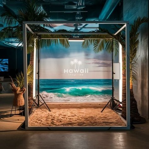 Beach Party Photo Booth, Photozone Ideas, Beer Event, 2025 Ideas, Golden Party, Event Booth Design, Brand Activation, Event Booth, Photo Zone