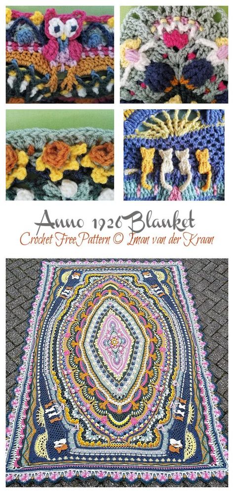 2022 Crochet Along, Crochet Fan Blanket, Mandala Crochet Blanket Pattern Free, Crochet Along Blanket, Cal Crochet Blanket, Russian Crochet Patterns Free, Cal Crochet Free Pattern, Crochet Cal Patterns, Mandala Blanket Crochet Pattern Free