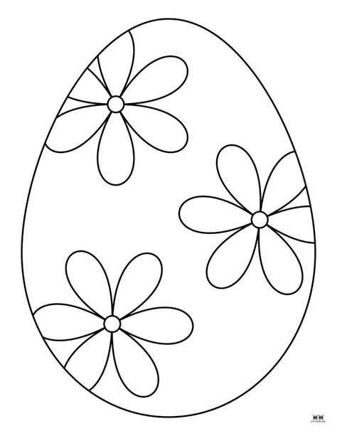 Easter Egg Coloring Pages _ Templates-24 Easy Easter Coloring Pages, Easter Egg Coloring Designs, Easter Egg Art Ideas, Easter Color, Preschool Easter Egg Crafts, Easter Eggs Coloring, Paper Easter Eggs, Easter Eggs Crafts, Easter Egg Patterns